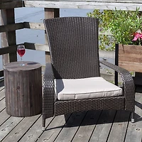 Muskoka Caramel Brown Wicker Chair