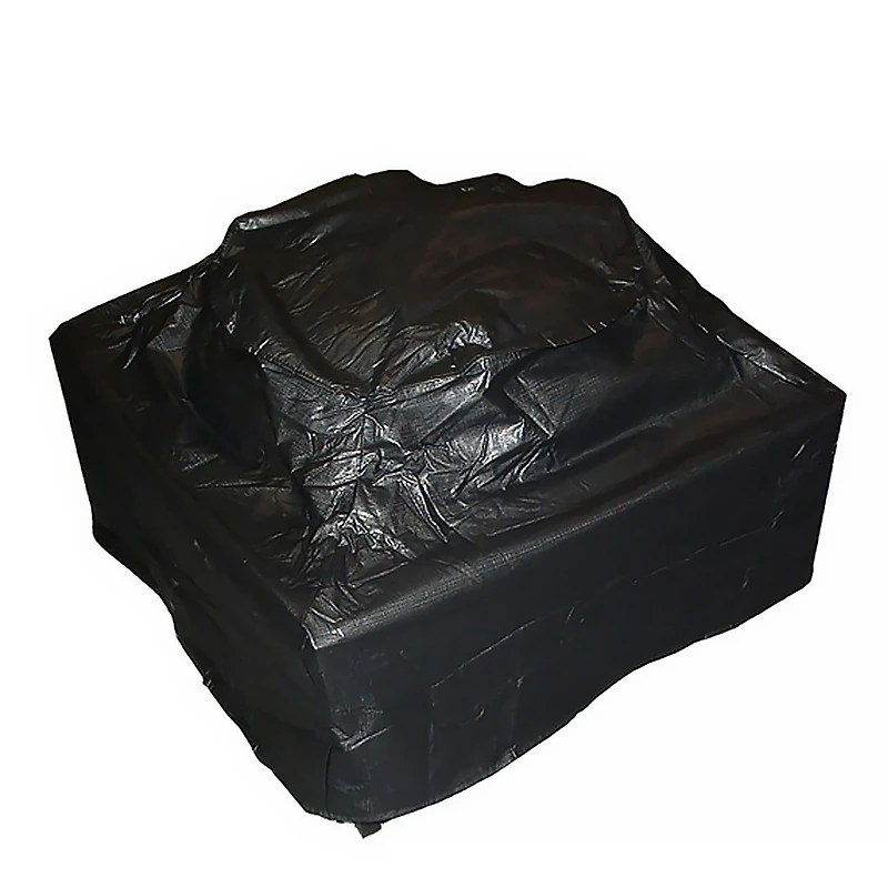 Outdoor Vinyl Firepit Cover, Square