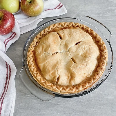 Fire-King 9" Pie Plate with Handles