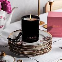 Bougie « Amare » - mauve