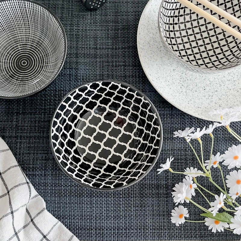BIA Assorted Black/White Bowl 