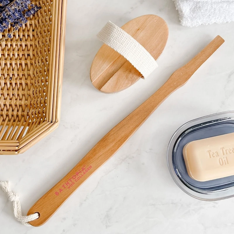 Brosse détachable infusée au collagène par Bathopia