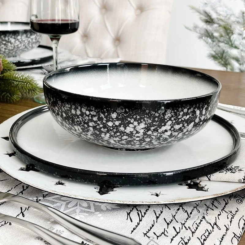 Caviar Granite Bowl by Maxwell & Williams (19 cm)