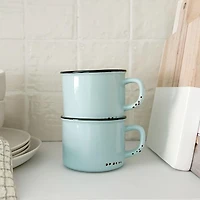 Tasse à cappuccino rétro - Verte