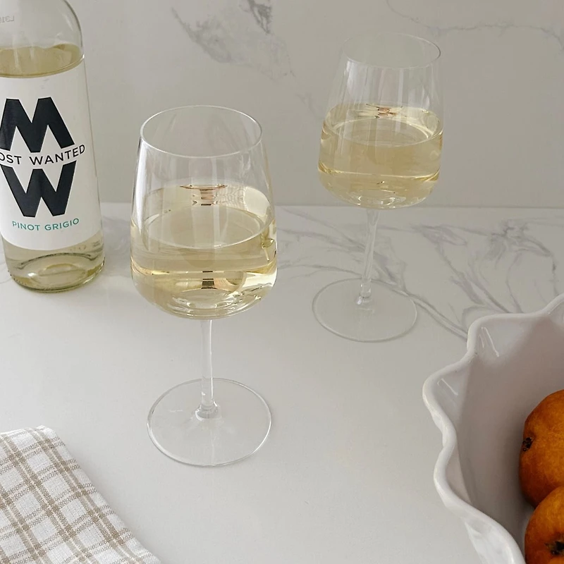 Ensemble de 4 verres à vin blanc « Planeo » par Bormioli Rocco