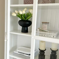 Jardinière en forme de champignon noire par Natural Living