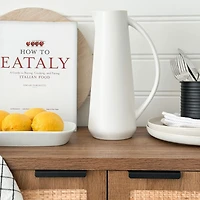 Park West White Pitcher by BIA