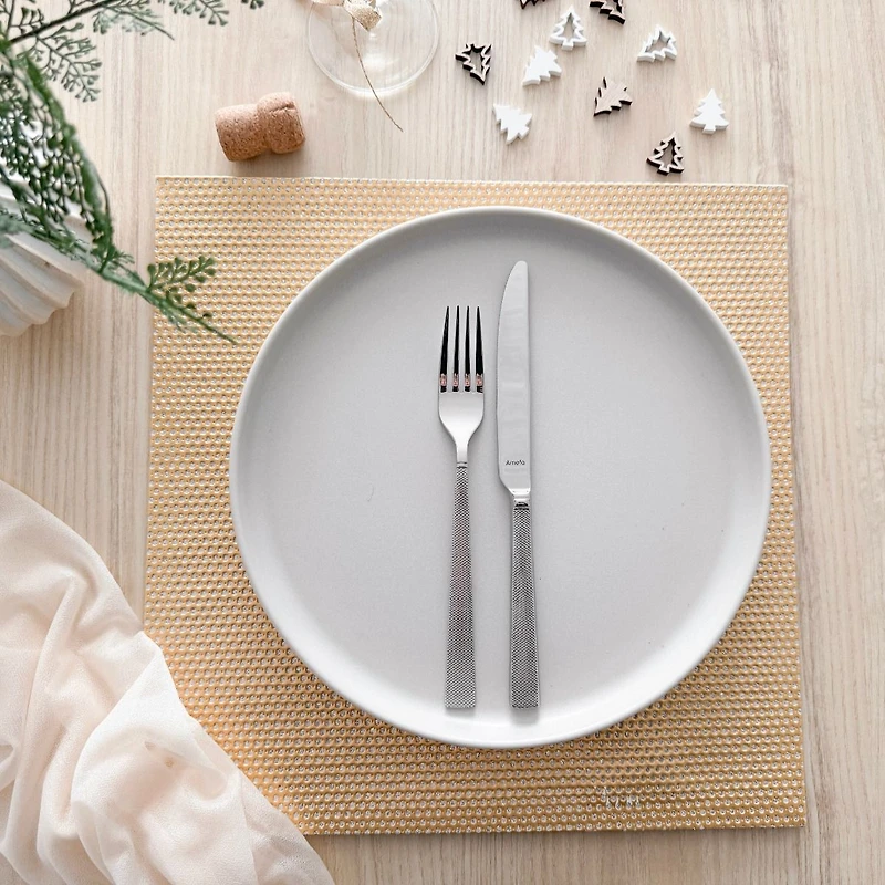 Diamond Faux Leather Placemat