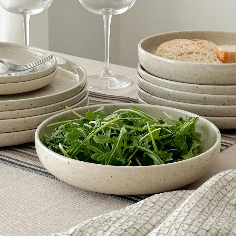 ICM Uno Speckle Bowl - 22cm, Natural