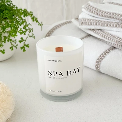 Scented Soy Candle in Jar Spa Day