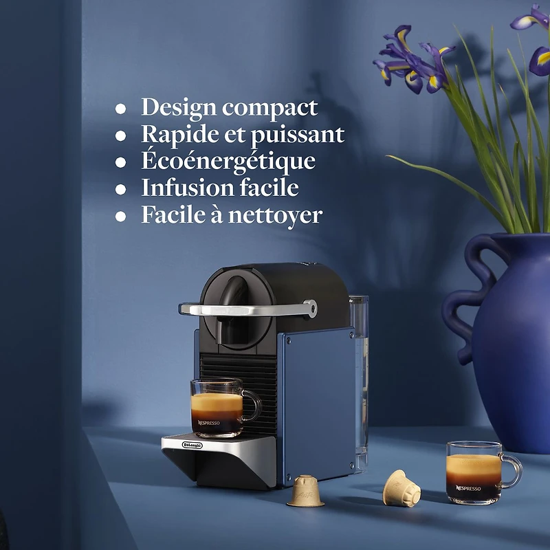 Nespresso Pixie machine à espresso par De'Longhi - Bleu foncé