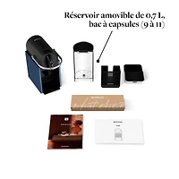 Nespresso Pixie machine à espresso par De'Longhi - Bleu foncé
