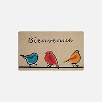Oiseaux Bienvenue Doormat