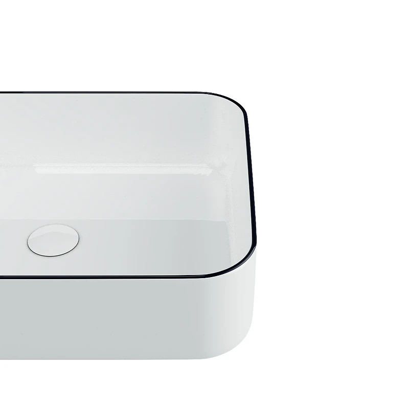 Renly Rectangular Above-Counter Ceramic Basin