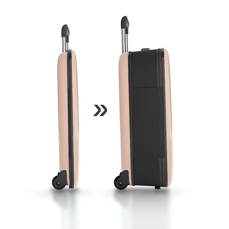 Rollink Vega Carry On Luggage, Rose Smoke