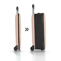 Rollink Vega Carry On Luggage, Rose Smoke