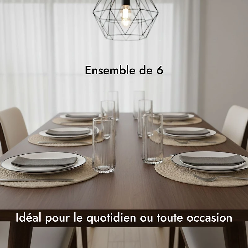 Ensemble de 6 verres à soda « Nova »