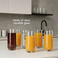 Set of 6 Nova Highball Glasses