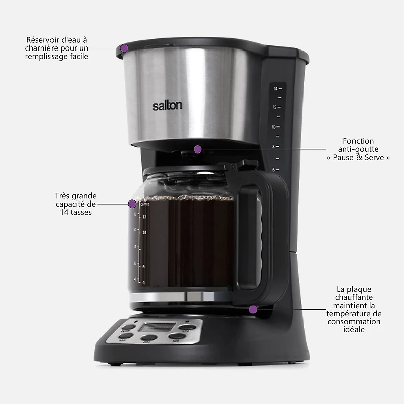 Salton Jumbo Java 14-Cup Coffee Maker