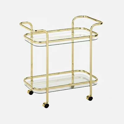 Serena Bar Cart - Gold