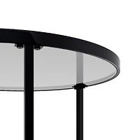 Cavira Glass Top Round Nested Tables