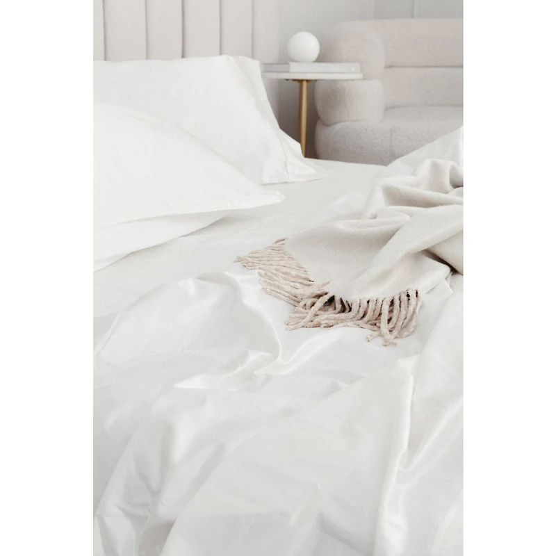 Jeté ivoire 100% soie par SmartSilk