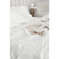 Jeté ivoire 100% soie par SmartSilk