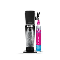 Machine à eau pétillante trousse de démarrage « Art » noire par SodaStream