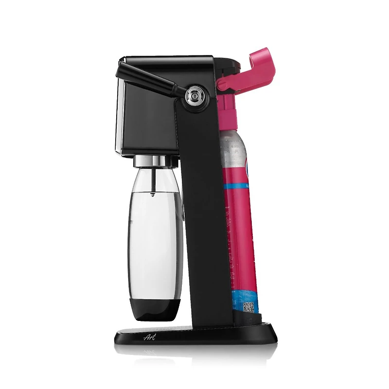 Machine à eau pétillante trousse de démarrage « Art » noire par SodaStream