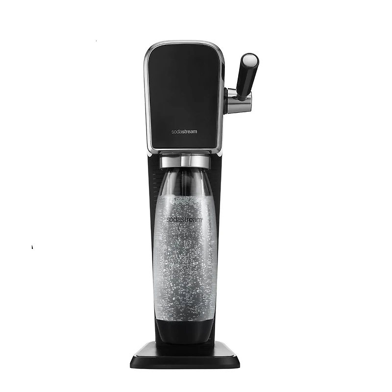 Machine à eau pétillante trousse de démarrage « Art » noire par SodaStream