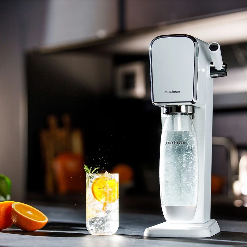 SodaStream Art White Sparkling Water Maker Starter Pack