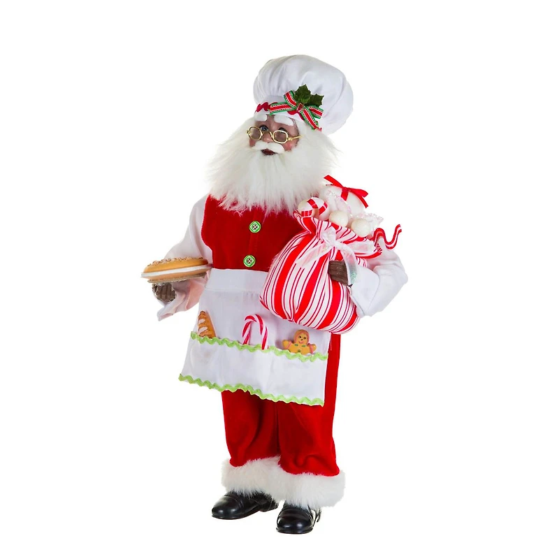African Chef Santa Figure