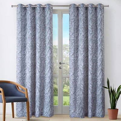 Rideau à œillets Jacquard « Storm »