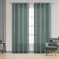 Trinity Semi Sheer Grommet Curtain