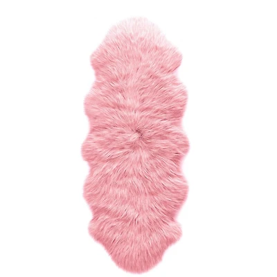 Basse Faux Fur Vegan Sheepskin Rug - 2' x 3'