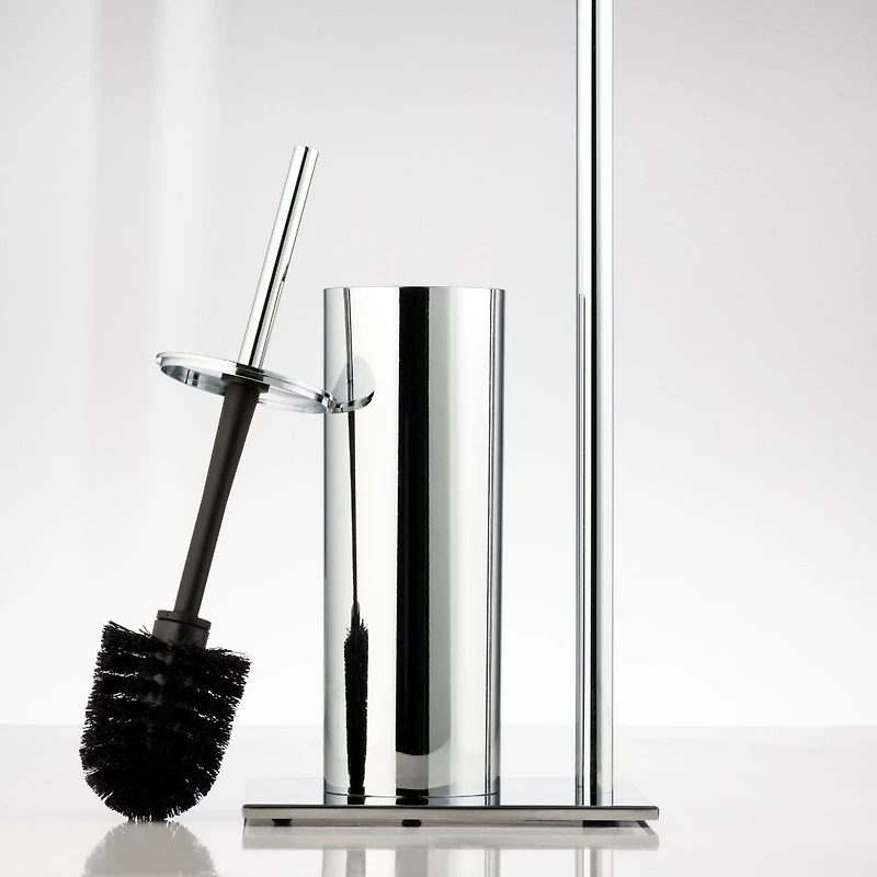 Vero Standing Toilet Paper & Brush Holder by Torre & Tagus