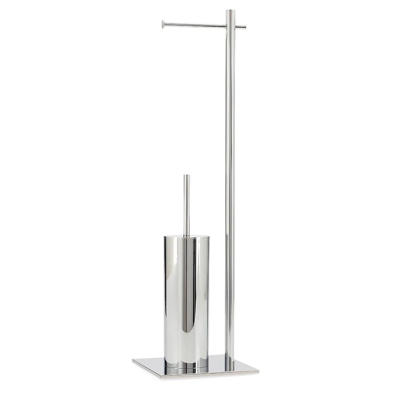 Vero Standing Toilet Paper & Brush Holder by Torre & Tagus