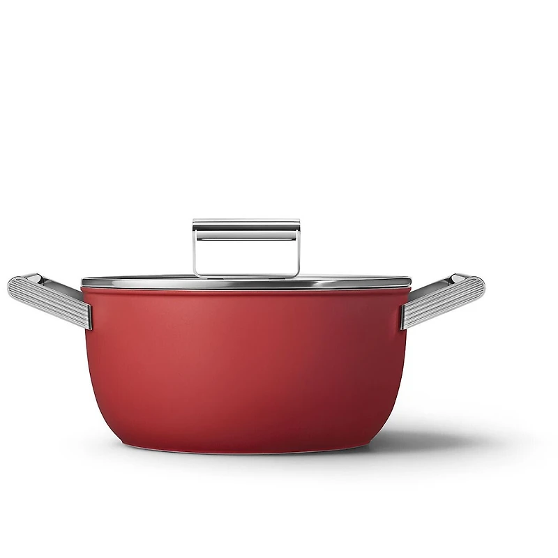 Smeg Casserole avec couvercle - 24 cm