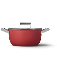 Smeg Casserole avec couvercle - 24 cm