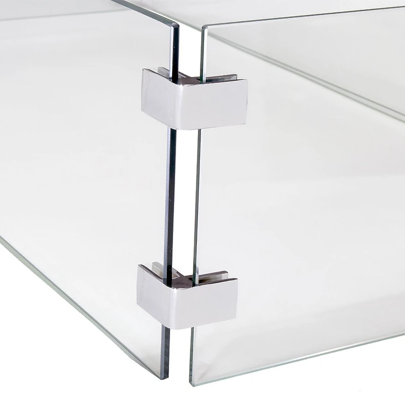 Fire Table Wind Guard - Rectangular