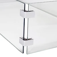 Fire Table Wind Guard - Rectangular