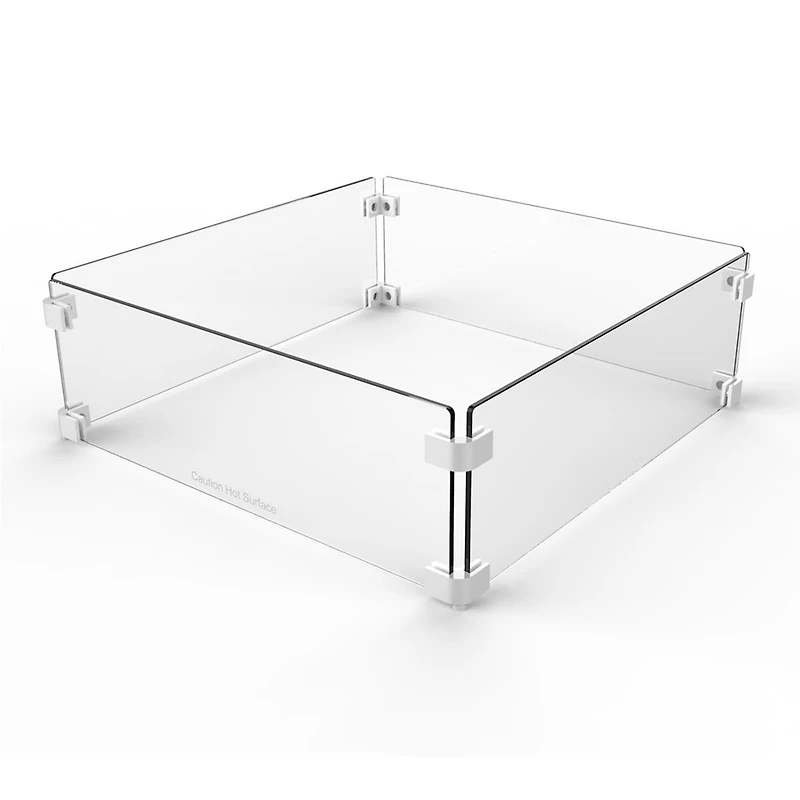 Paramount Pare-vent pour table-foyer, carré