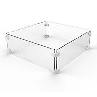 Paramount Pare-vent pour table-foyer, carré