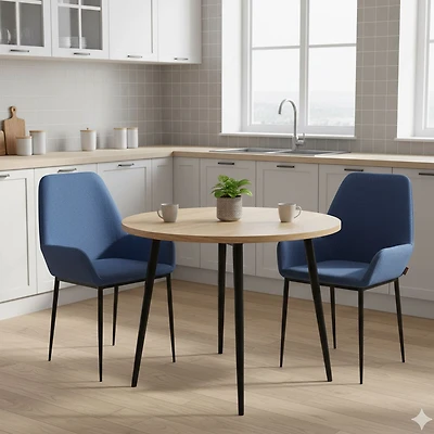 Windsor Set of 2 Accent Chairs - Denim