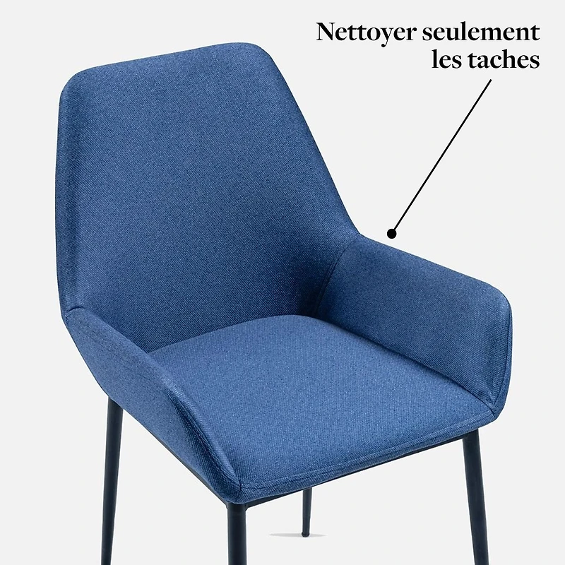 Windsor Ensemble 2 chaises d'appoint - Denim