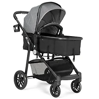 2 1 Foldable Pushchair Newborn Infant Baby Stroller