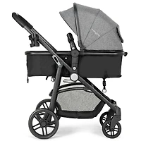 2 1 Foldable Pushchair Newborn Infant Baby Stroller