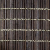 Bamboo Grommet Tier Set - Walnut (48" x 36")