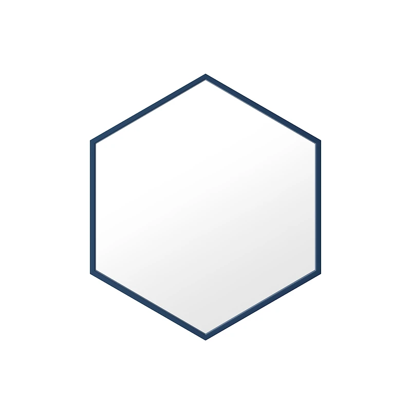 Astra Hexagonal Metal Frame Mirror