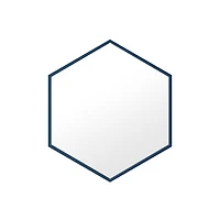 Astra Hexagonal Metal Frame Mirror